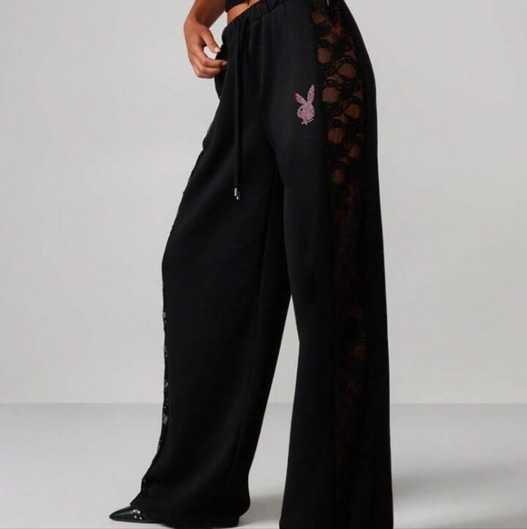 Playboy Lace Sweats π - Picture 4 of 4